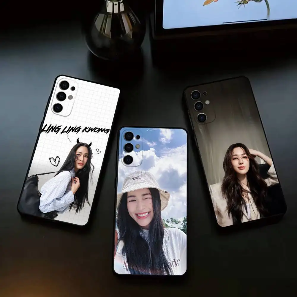 Hot Actress Lingling Kwong Lovely Phone Case For Samsung S26,S25,S24,S23,S22,S21,S30,Ultra,Plus,Fe,Soft Silicone Black Cover