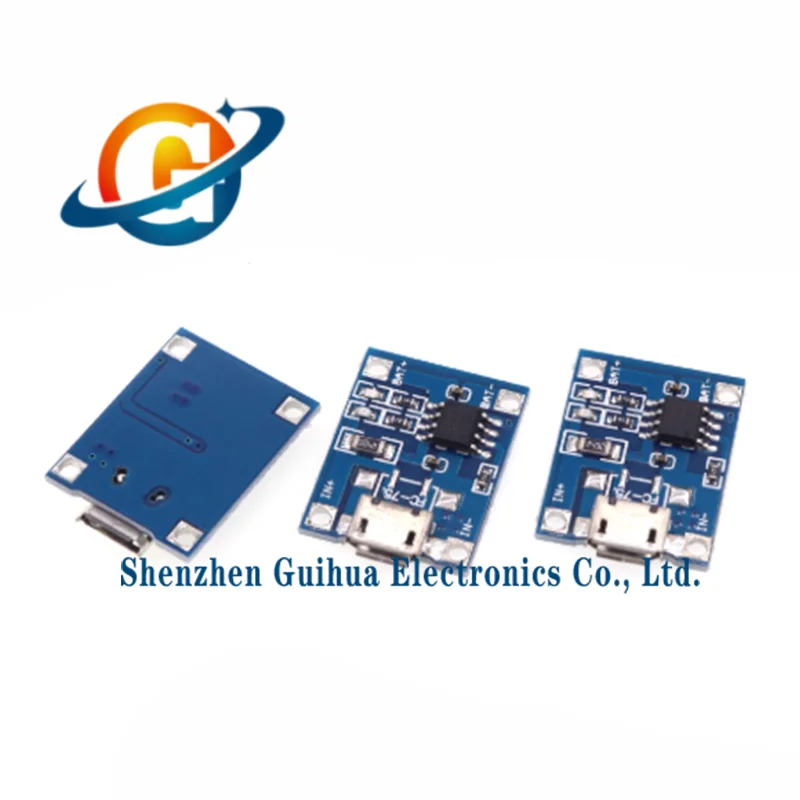 2pcs TP4056 charging module 1A lithium battery charging board MICRO interface Mac USB