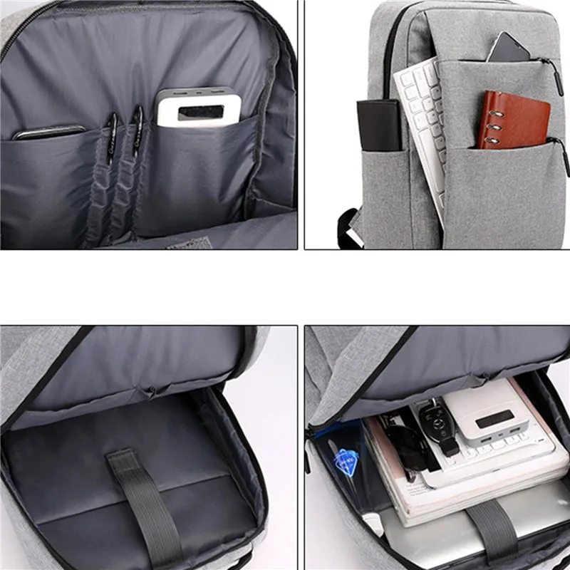 2024 Men\'s Backpack Multifunctional Waterproof Bags For Male Business Laptop Backpack USB Charging Bagpack Nylon Casual Rucksack