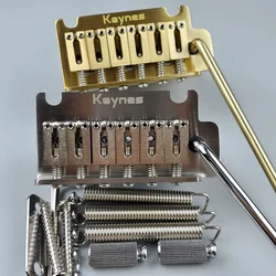 【Made in Japan】 KAYNES 2 point Electric Guitar Tremolo System Bridge With All Stainless Steel / Brass Block and saddle  KY06S