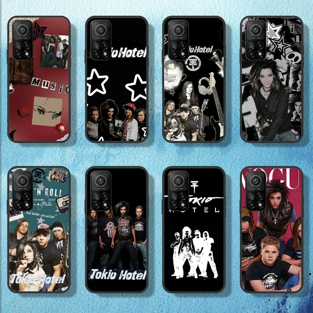 T-Tokio H-Hotel H-Hot Band Phone Case For Xiaomi 12U 12pro Redmi 6 6A 7 7A K40pro Note8 Note9 Black Shell