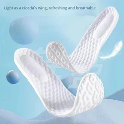 Latex sports insoles Thickened soft sole massage insoleBreathable and sweat absorbing insoles for men's and women's sports shoes