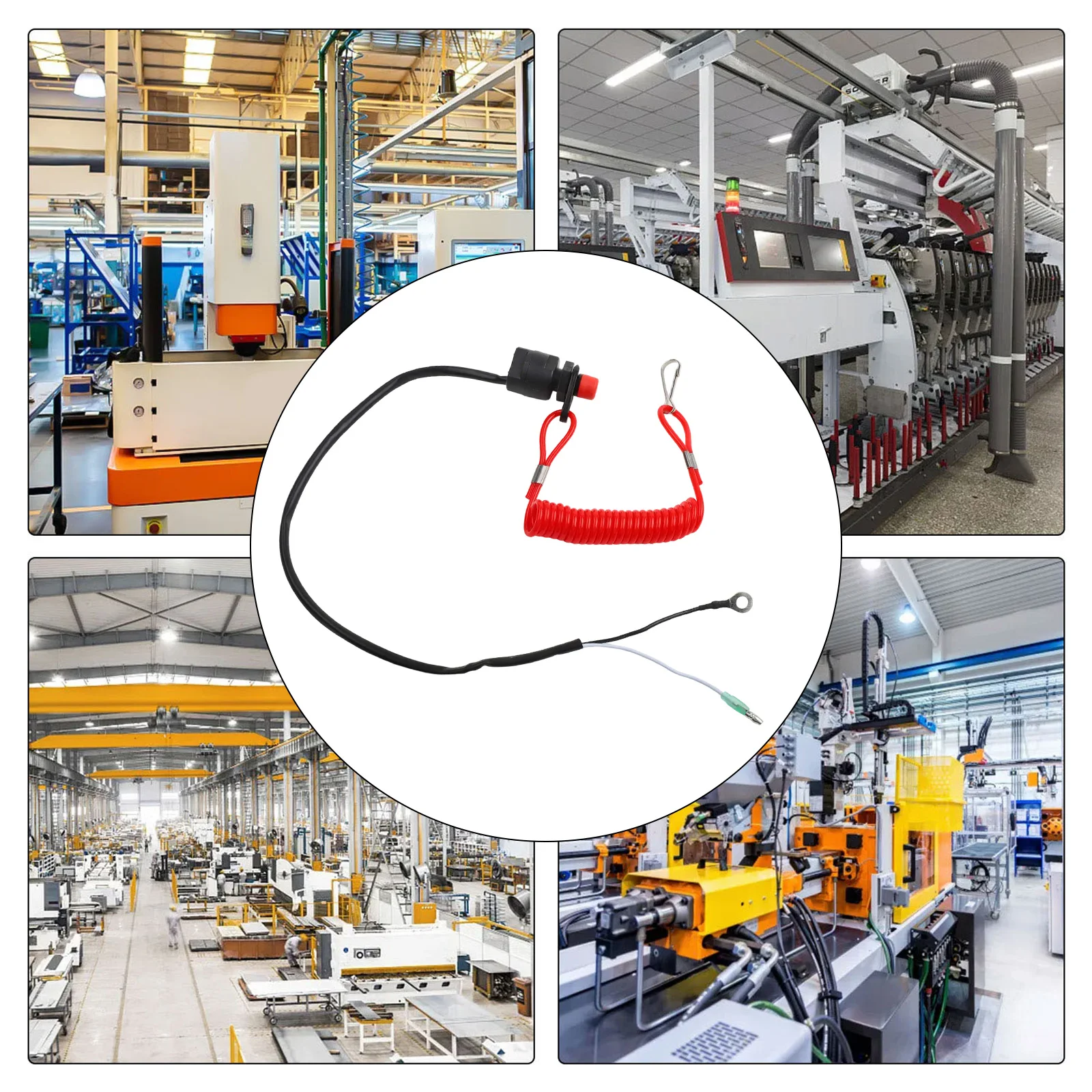 

Ремешок аварийного выключателя лодочного двигателя с страховочным тросом для подвесного двигателя, для срочной остановки, для повышения управления двигателем