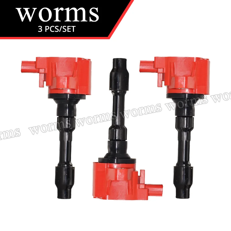 

Worms Performance Ignition Coil Upgrade 3PCS Set For Honda S660 JW5 N-BOX Turbo N-BOX JF1 JF2 Turbo 30520-5Z2-003
