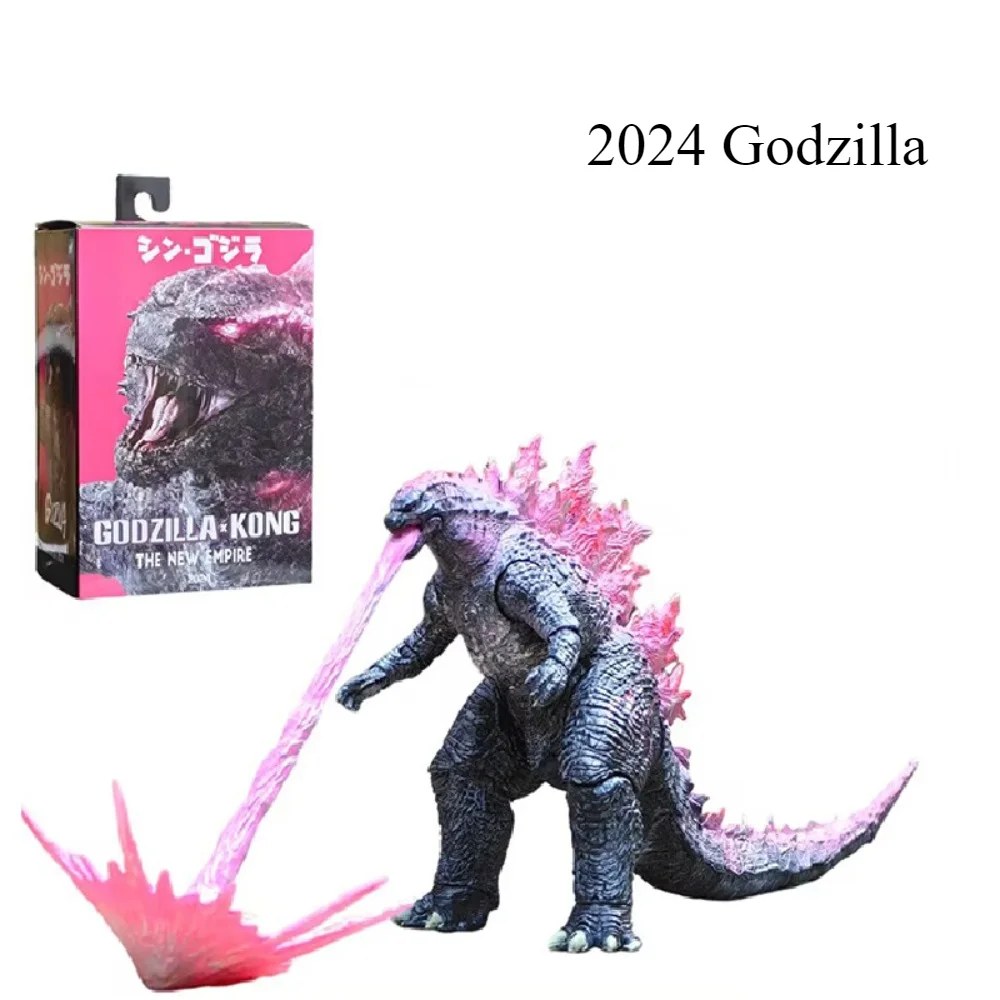 

NECA New Godzilla Vs. King Kong 2 Rise of The Empire Movie Color Box Packaging Joint Mobile Deformable Model Toys Festival Gifts