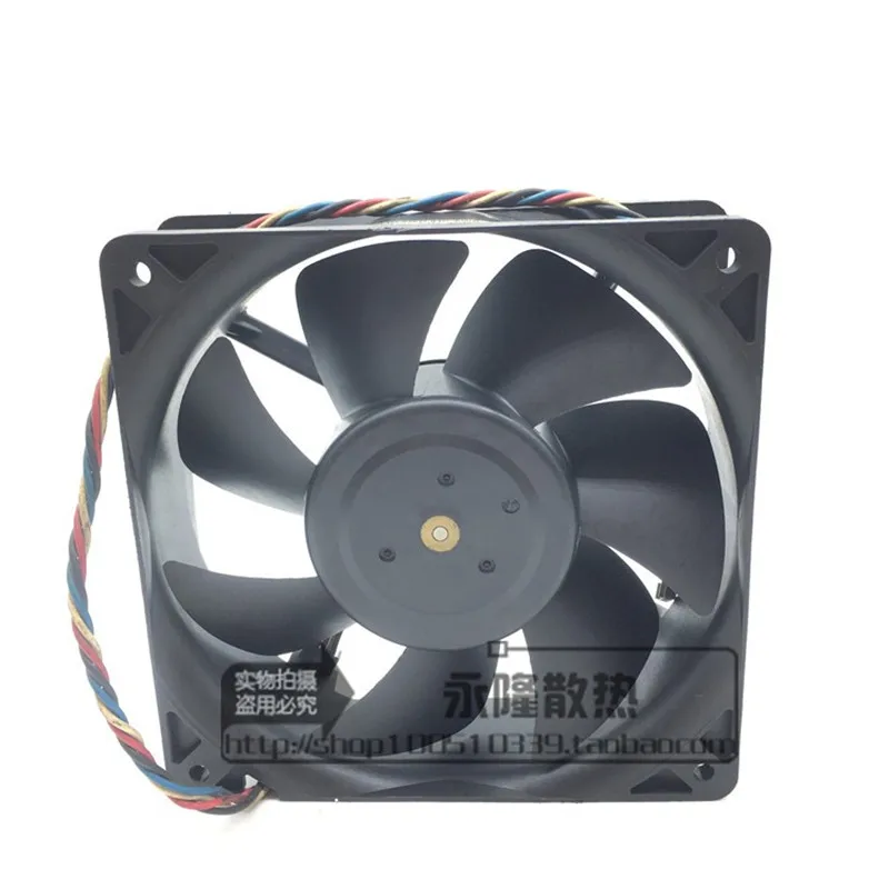 Original 120 * 120 * 38MM CPU chassis, speed regulation, durable heat dissipation fan B35502-35 12V 1.4A 12cm, large air volume