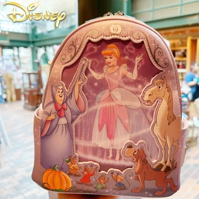 

Loungefly Coraline Cat Laika Sac à Dos Cosplay Tinker Bella Princess Belle Backpack Student Backpack Cute Bag Gifts