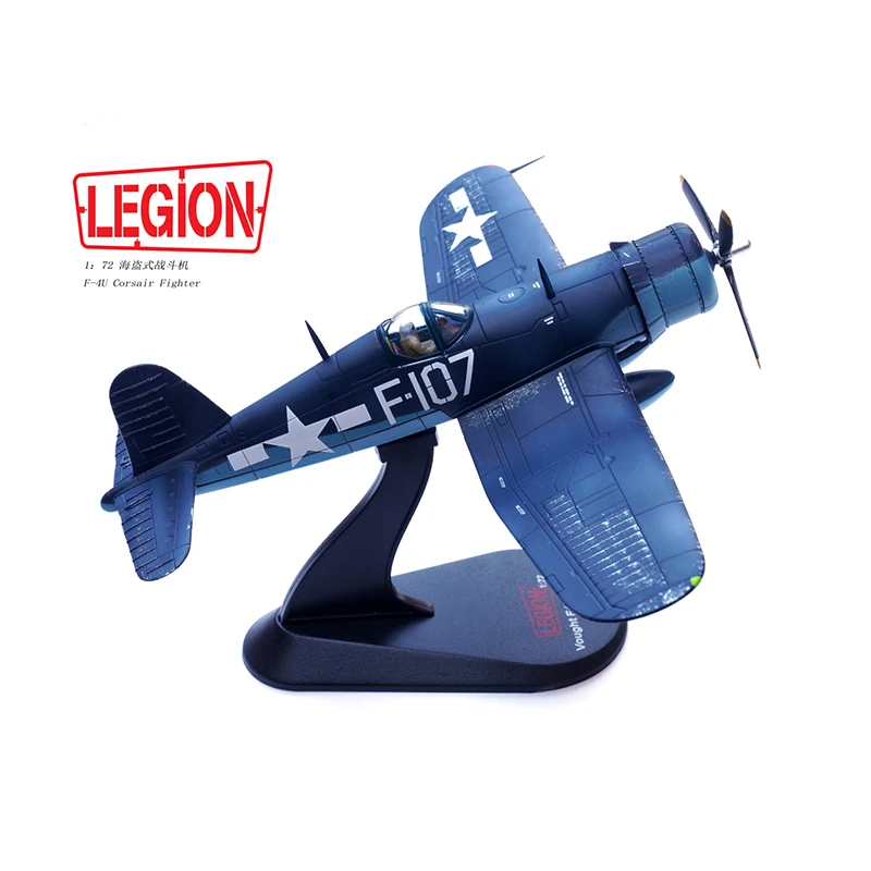 LEGION 1:72 Scale 14619LB F-4U F4U Fighter Model Diecast Alloy Classic Nostalgia Toys Gifts Souvenir Collection Static Display