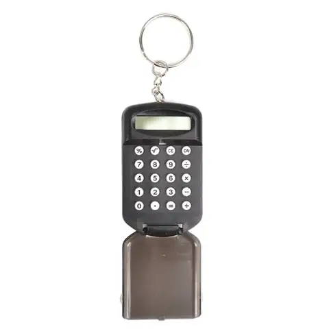 New Creative Calculator Multifunctional 8 Digits Display Key Chain Mini Lightweight School Supplies Student