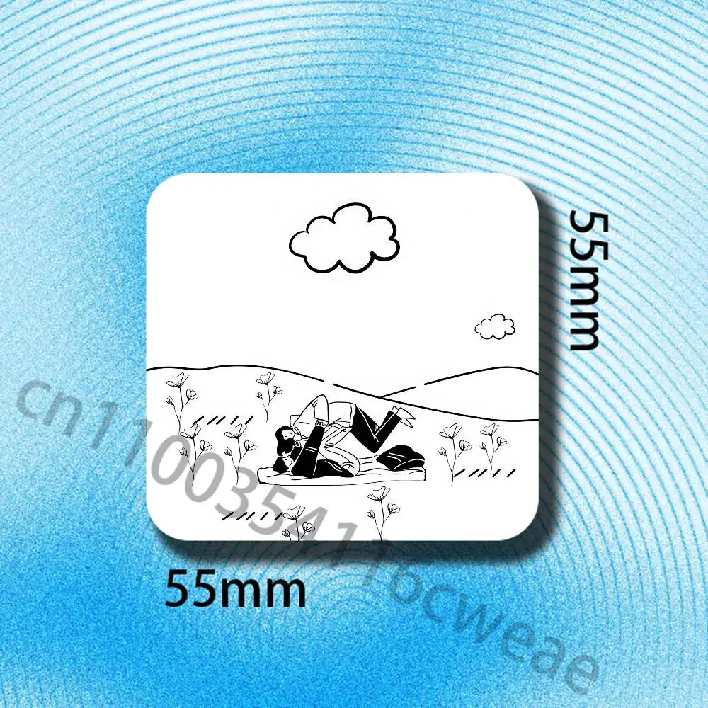 LA NUBE EN EL JARDIN E-Ed Maverick Magnet Refrigerator Fridge Sticker for Home Decor DIY Wall Decor