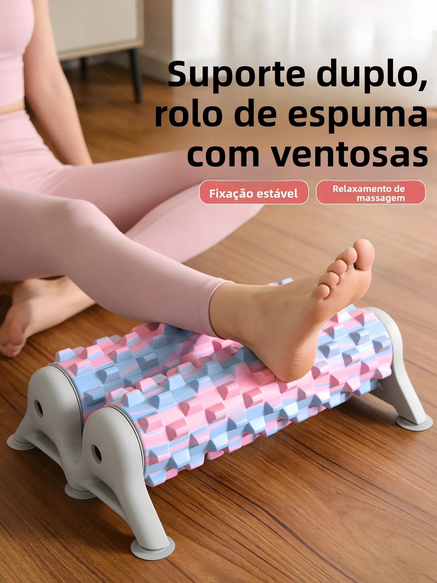 double-row-roller-stand-wolf-tooth-foam-roller-massage-fitness-leg-slimming-muscle-relaxing-yoga-equipment-accessory