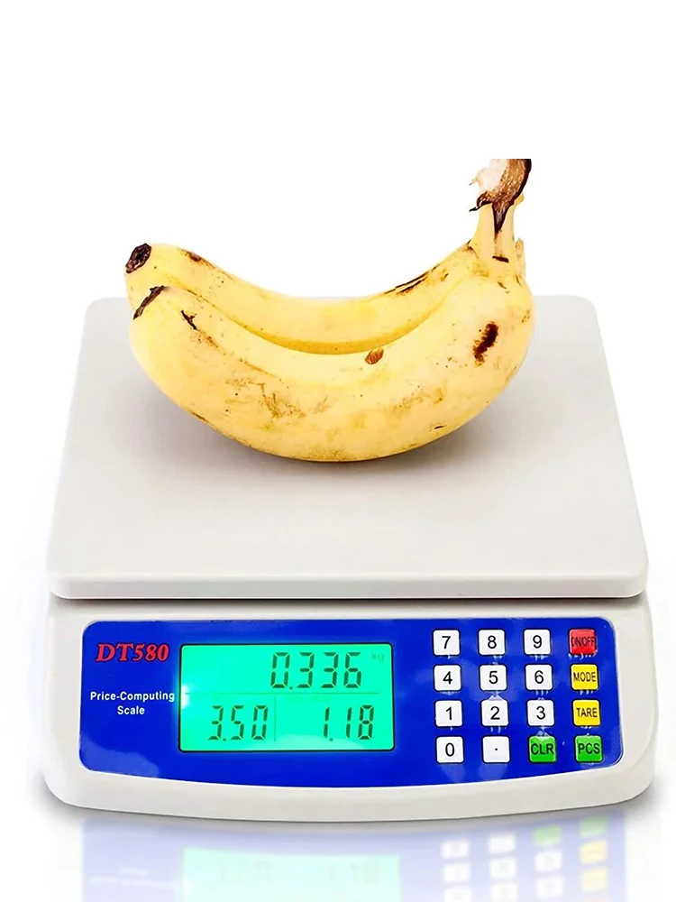 Imagem -06 - Lcd Digital Balança Eletrônica Balança de Peso Precisão Balanças Alimentares Escala de Peso Plástico 30kg 1g Precisão