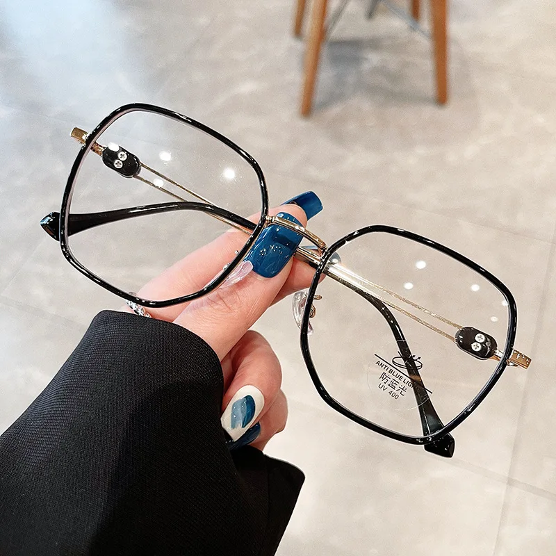 Vintage Retro Style Men Women Eyeglass Frames Big Size Blue Light Blocking Frame Glasses Fashion Style Male Female Glasses