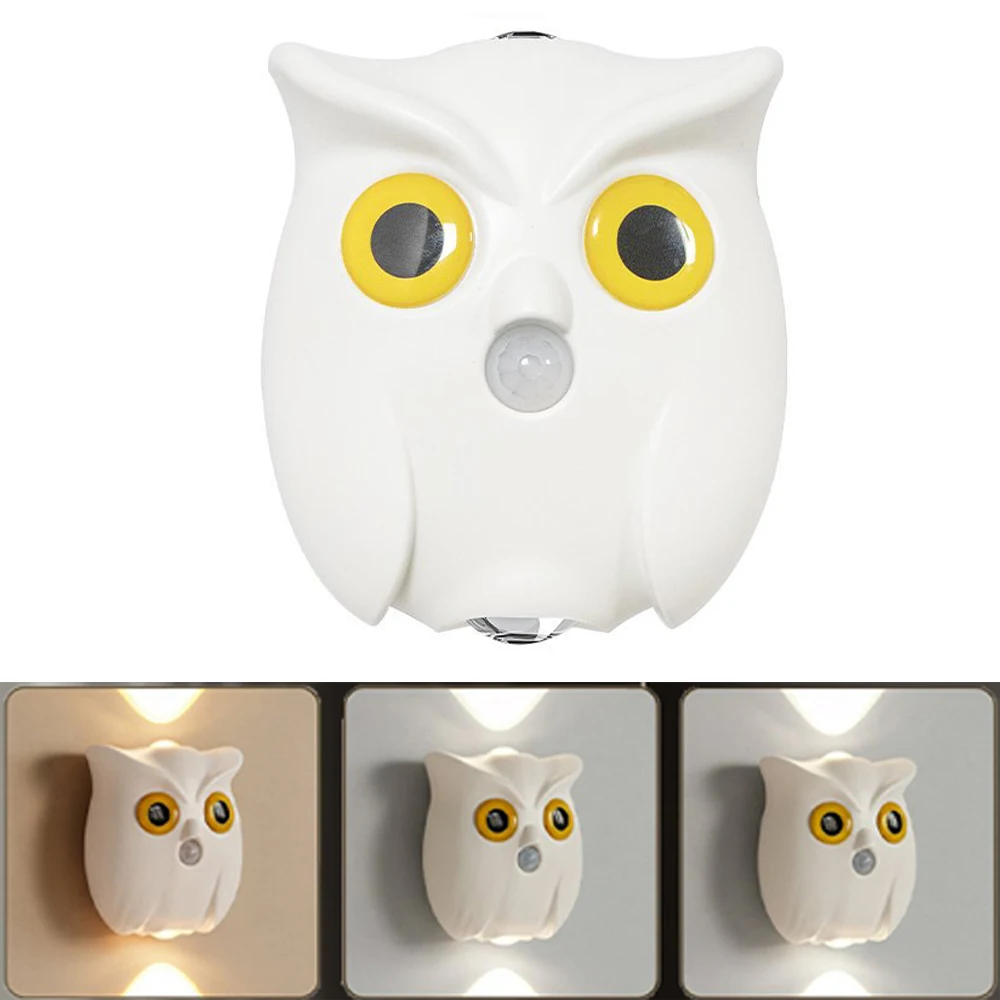 

Настенный светильник «Сова», индукционный сенсорный светильник для человеческого тела, магнитное управление без проводов, с регулируемой яркостью, для спальни, гостиной, прохода, светодиодный ночник