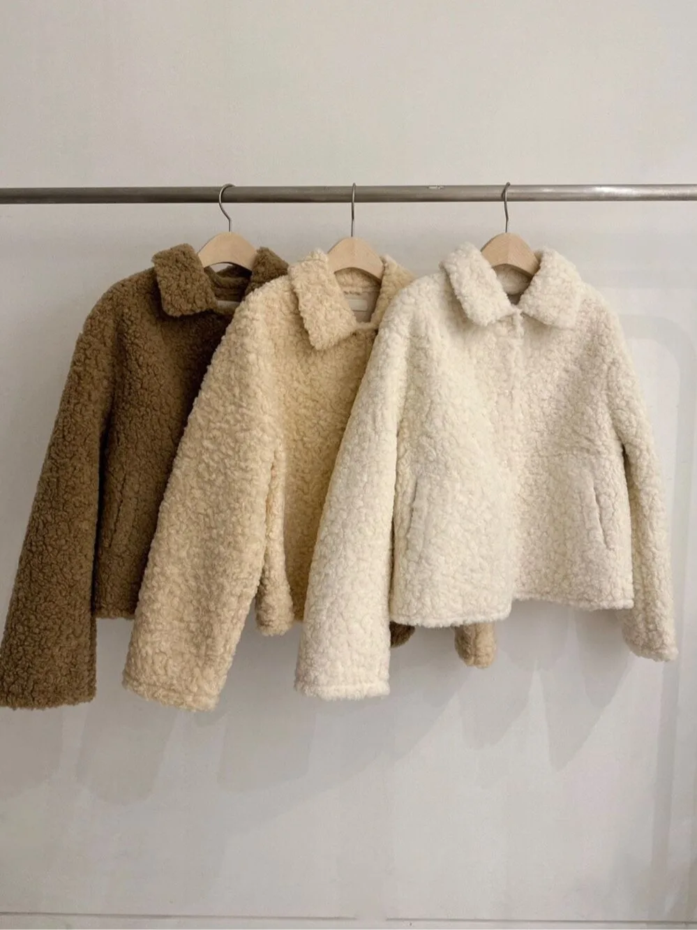 Chic Winter Faion Anti-Aging Single Button Lapel Loose Versatile Leather Fur ort Coat Women's Commute Sle Online Exclusive