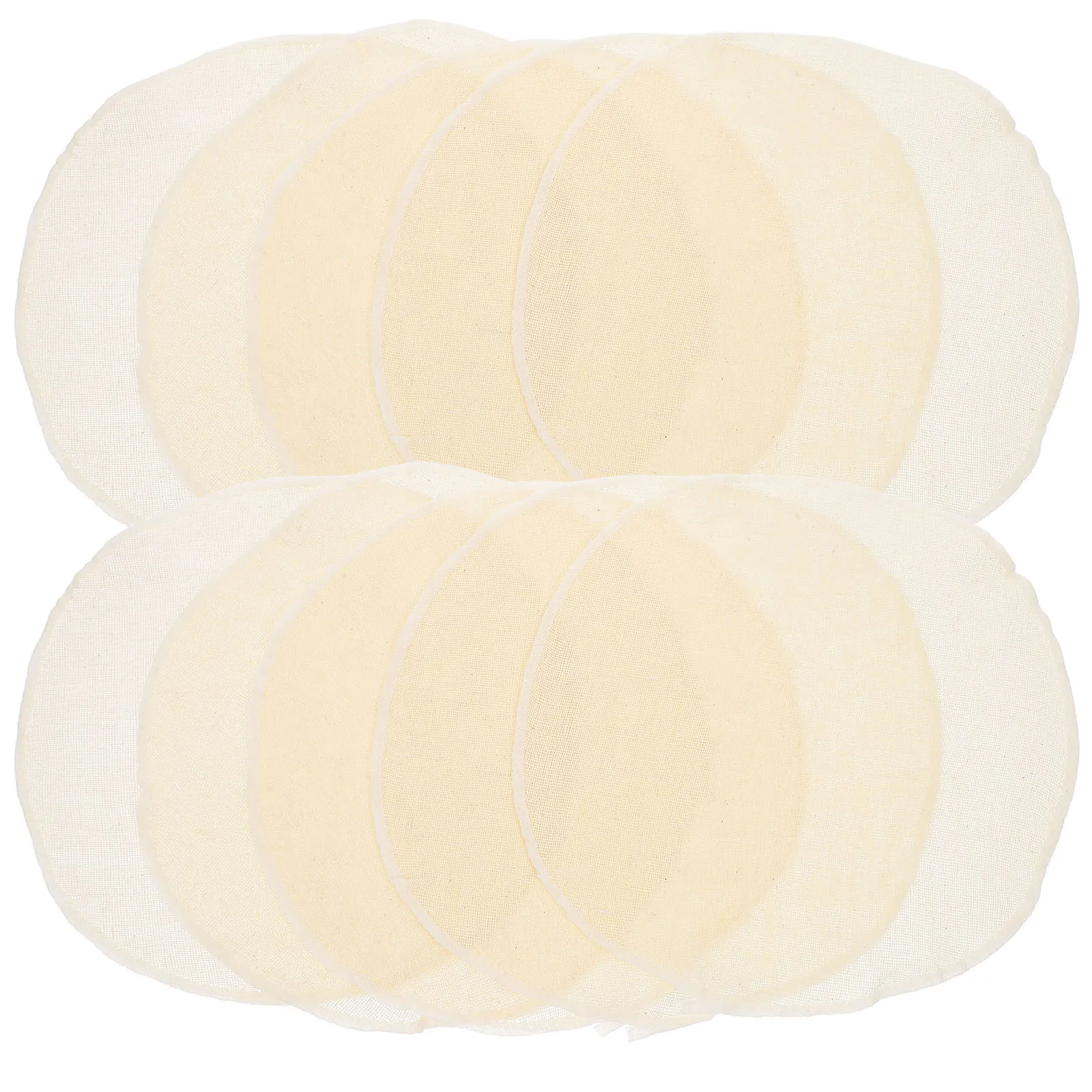 

20pcs Reusable Cotton Steamer Liners Non Stick Round Steamer Mats For Dumplings Dim Sum Breathable Home Commercial Kitchen