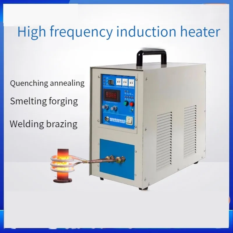 

15kw High Frequency Induction Heater Steel Quenching Metal Annealing Equipment High Frequency Welding Machine Metal Melting Fur