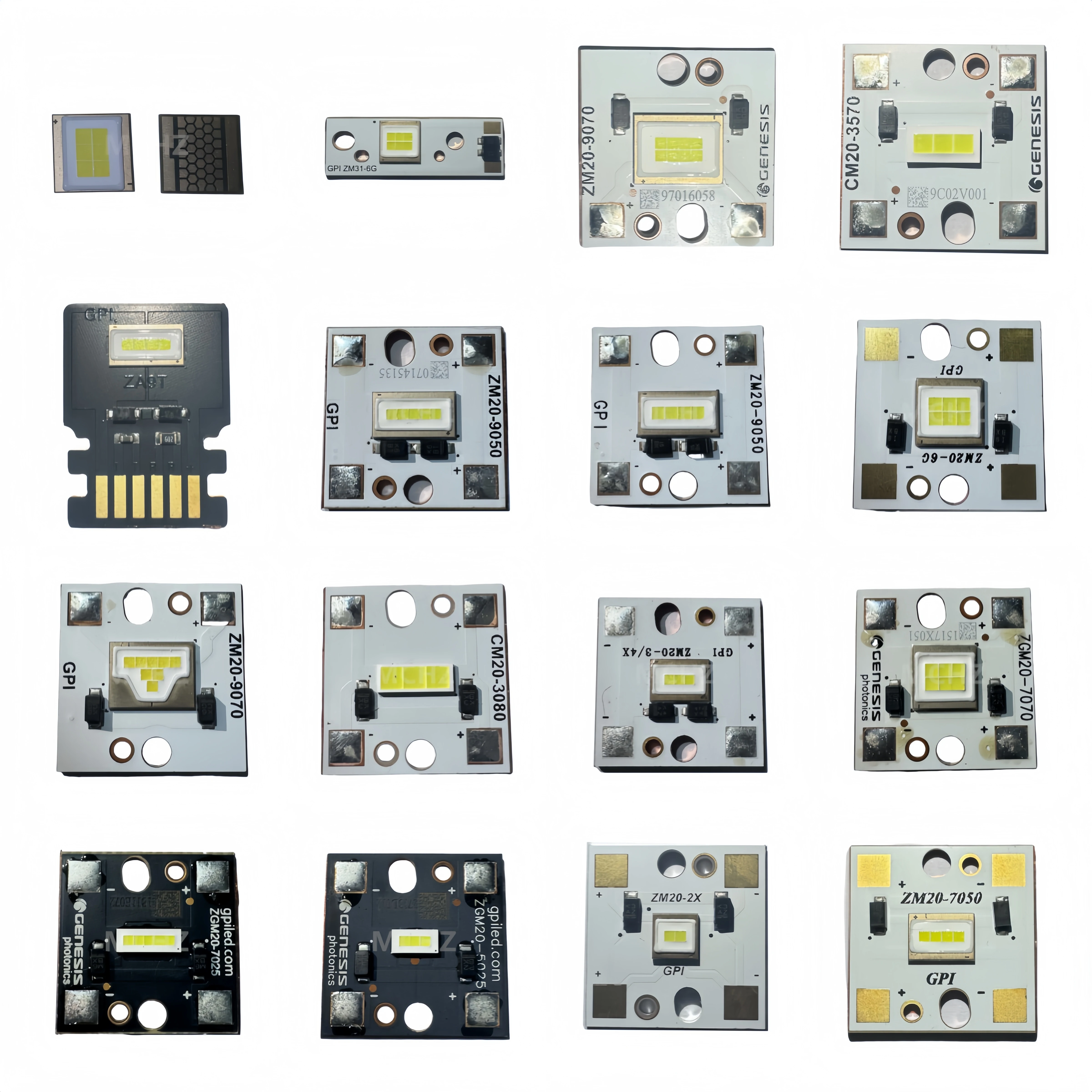 1 SZTUK 15W 20W 25W Światło LED dużej mocy Super jasne 6500K Koraliki LED PCB Tube Lamp Substrate Miedź do reflektorów samochodowych DIY