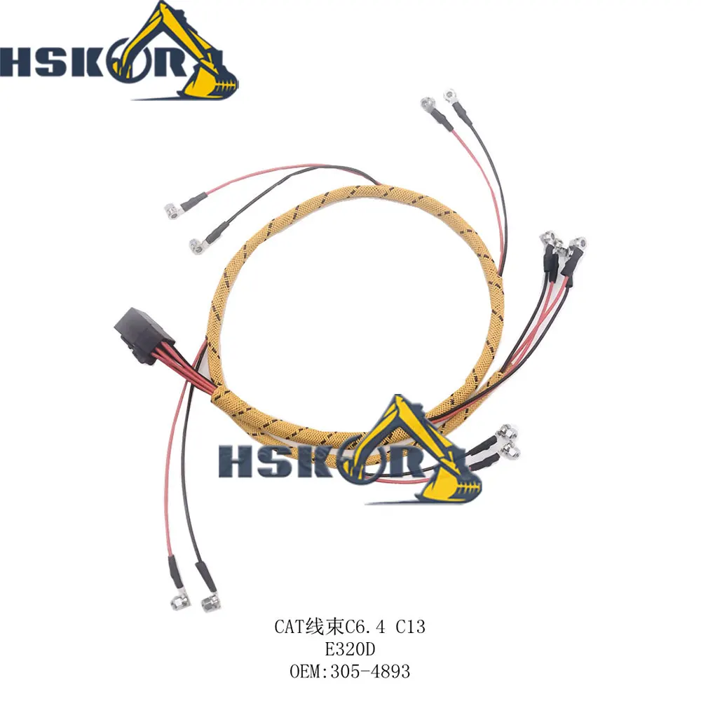 

305-4893 3054893 Fuel Injector Wiring Harness Assembly For CAT 320D E320D C6.4 Excavator Engine Fuel Parts Construction