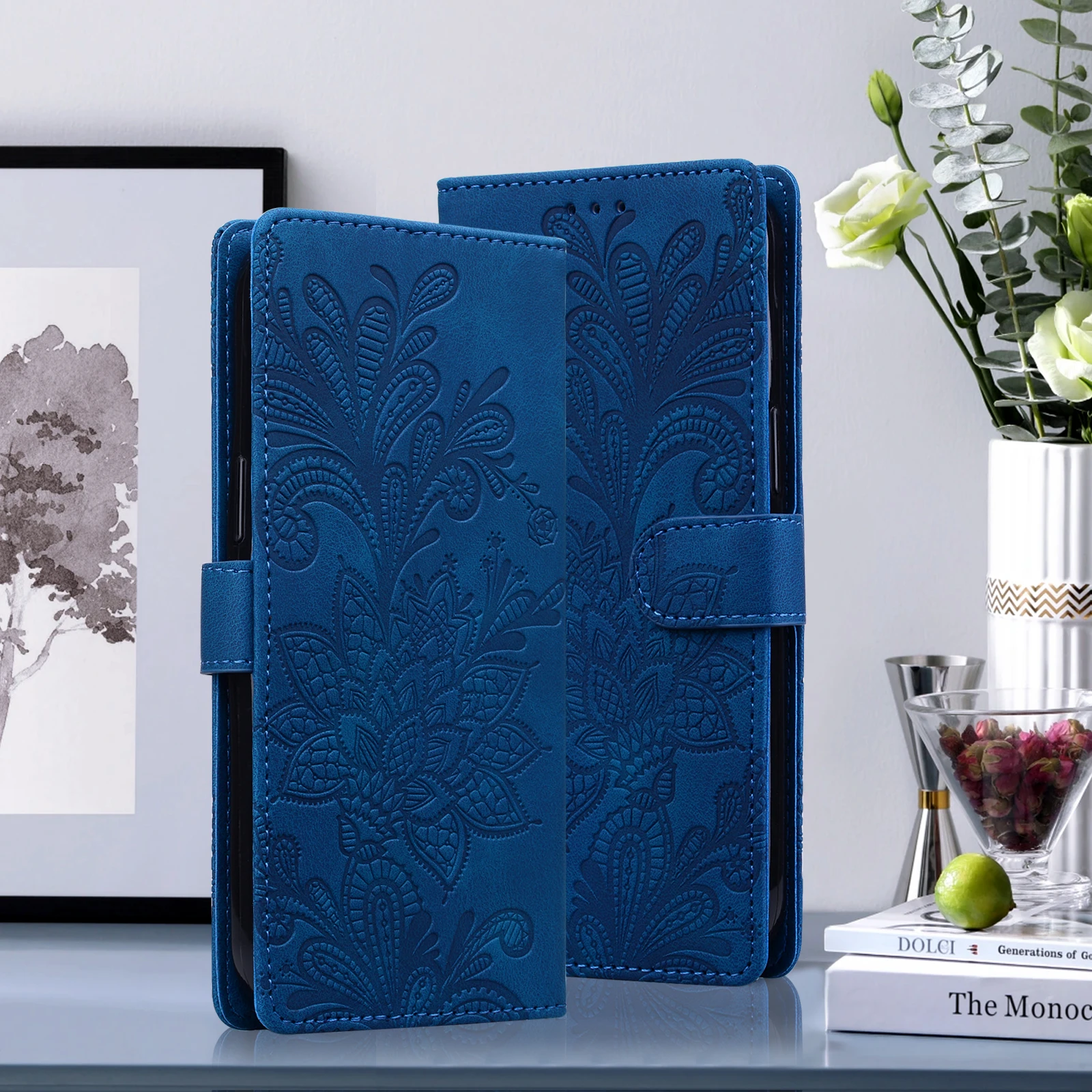 حافظة جلدية مغناطيسية مزخرفة لهاتف آيفون 17 16 16e 15 14 13 12 11 X Xr Xs 8 7 6 SE 2022/20 Mini Air Pro Max Plus #6