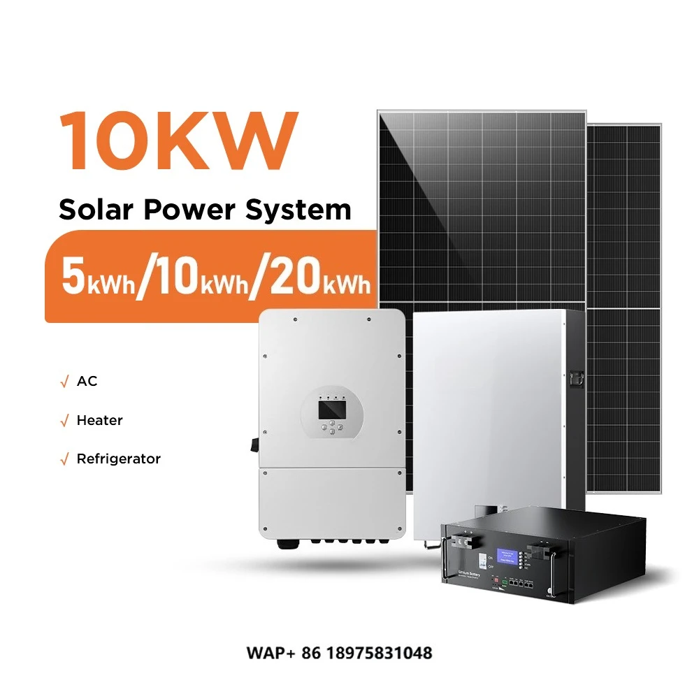 Sunpal Solar Power System Full Set 5kWh 10kW Hybrid Solar Energy System Kit for Home