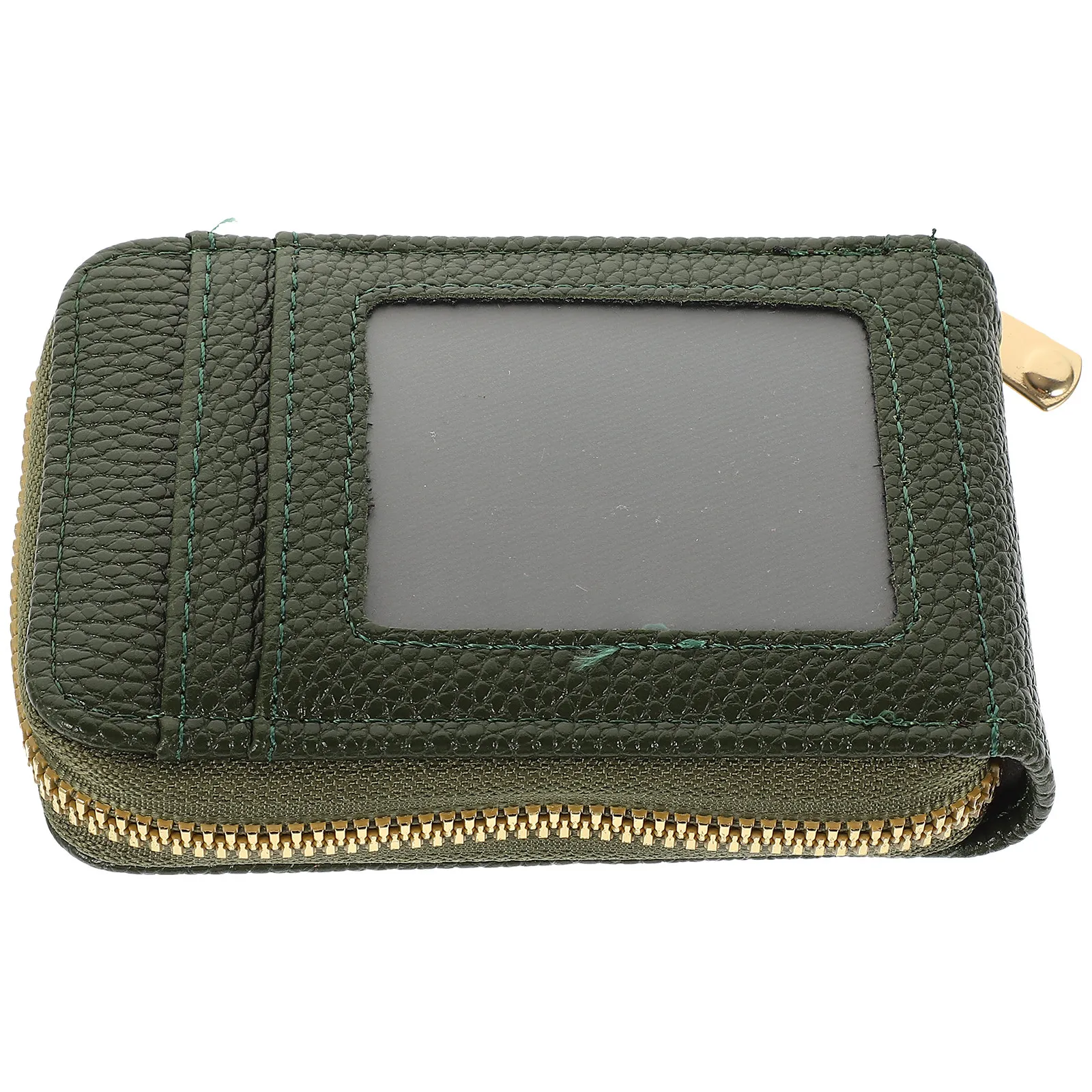 Aluminum Alloy Card Pouch Wallet – Compact Portable PU Travel & Office Card Storage Organizer