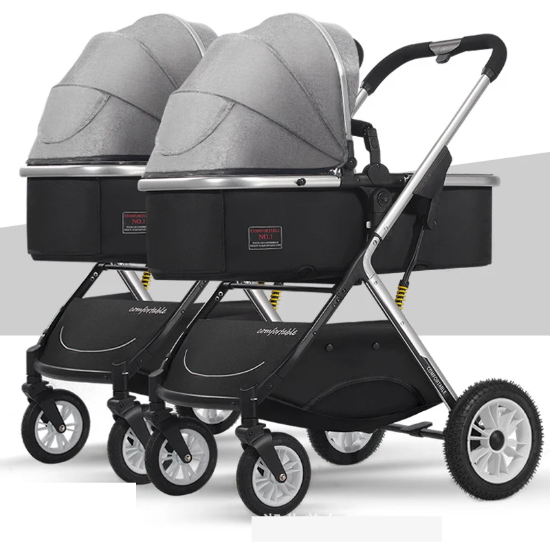 HEBEIER Manufacturers Supplying All Types Of Baby Products New Model Easy Travel  Pram For Twins The New Luxury Baby Stroller