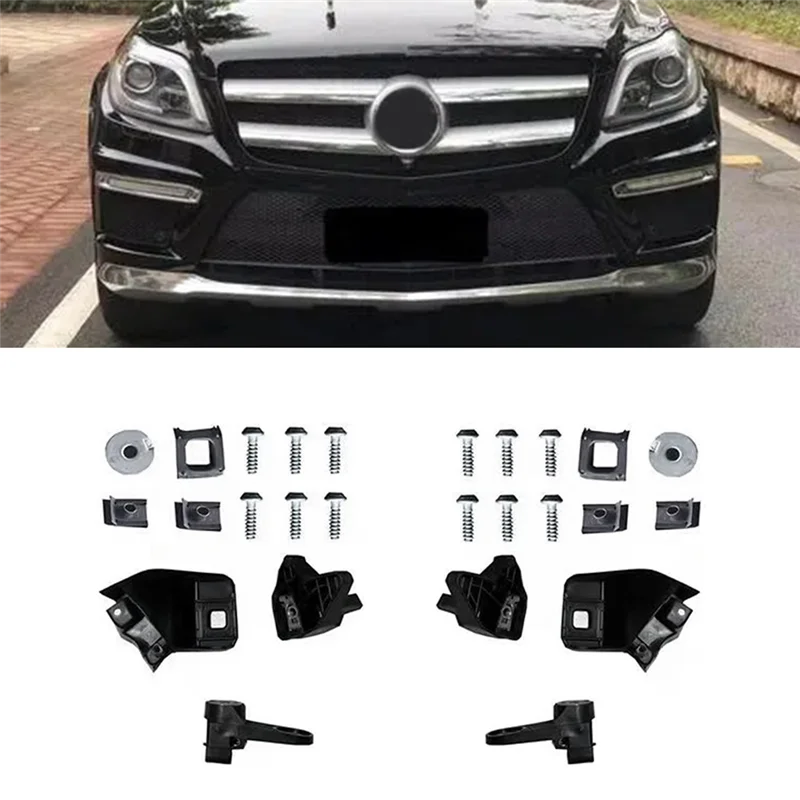 عادي 1 زوج سيارة الجبهة العلوي اكسسوارات A1668200514 A1668200614 لمرسيدس بنز GLS GL ML AMG 63 W166 2011-2015