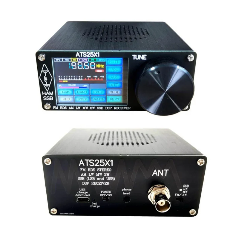 ATS-25 Touch Screen Radio Full Band Radio Receiver FM LW（MWandSW）andSSB