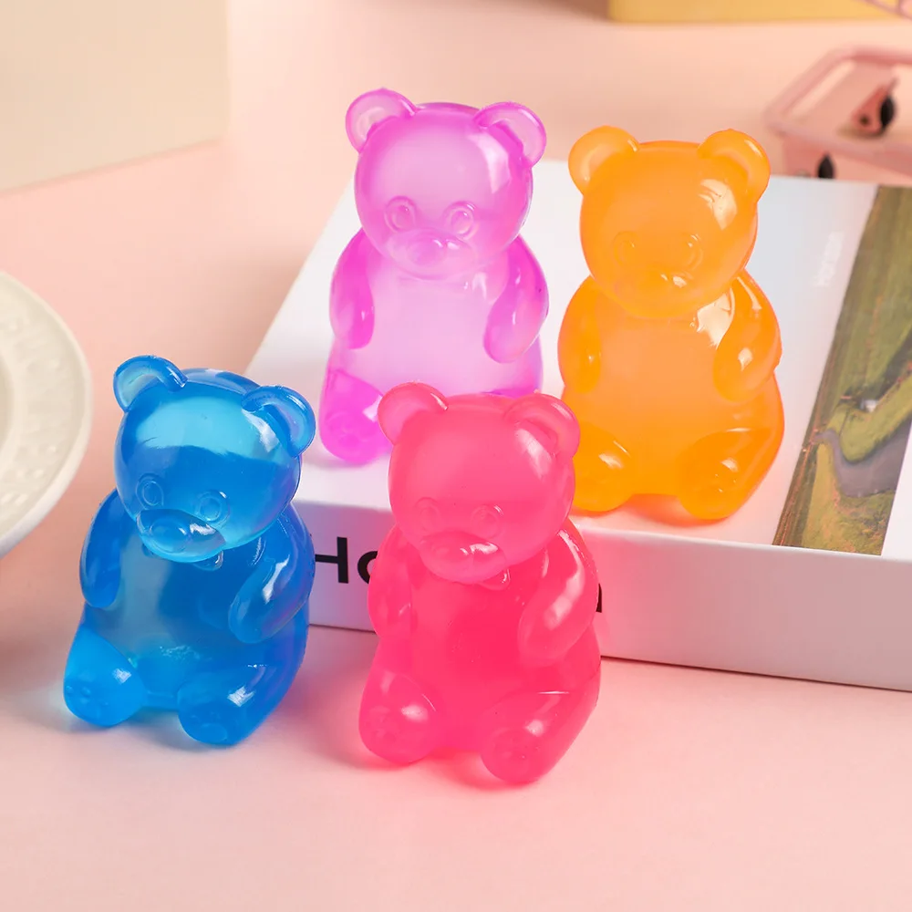 

Маленький медведь-антистресс 8 см: креативная игрушка для снятия стресса с медленным восстановлением формы, мальтозная игрушка-медведь для мальчиков и девочек, праздничный подарок