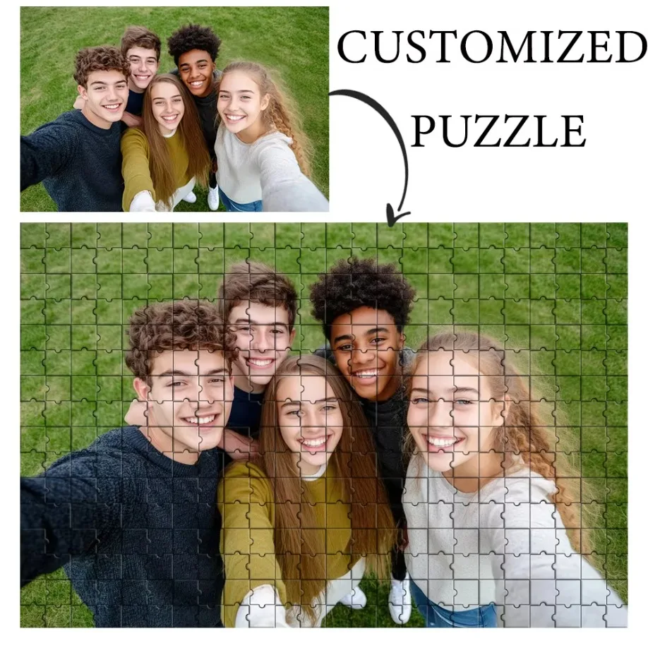 Personalized Custom Photo Paper Jigsaw Puzzle 500-2000PCS Framable Artwork Unique Wall Hanging Home Decor Ornament