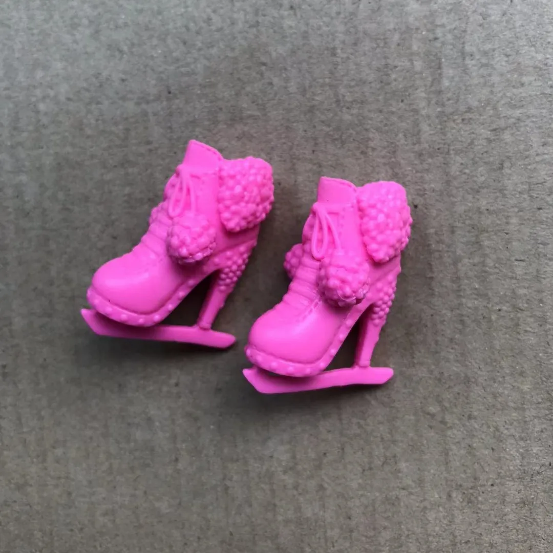 Zapatos coloridos para muñecas, sandalias, accesorios originales para muñecas pequeñas, piezas decorativas, novedad 1/6