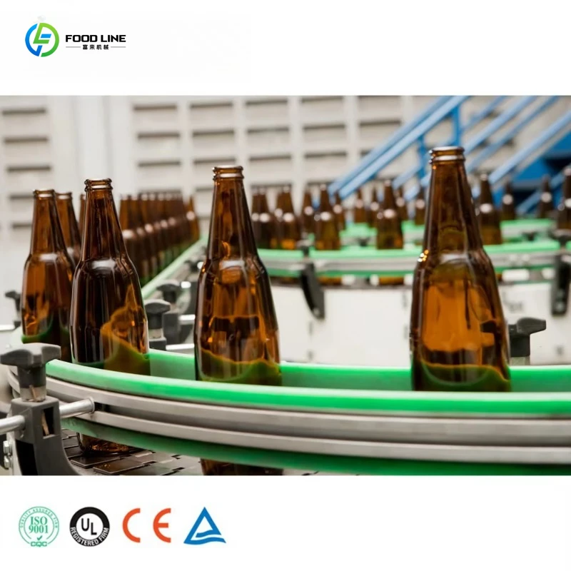 Customized Beer Bottling Production Line Factory Price Isobaric Brewing Glass Bottle Cleaning Filling Capping Machine