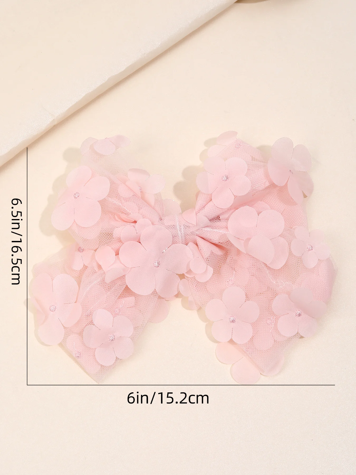 1pc New Mesh Flower Hair Bows With Clips Large Bowknots Hairpins for Women Fashion Ladies Barrettes Girls Sweet Hair Accessories