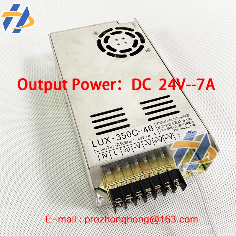 DC 48V 7A Flatbed Printer  UV Curing Lamp Aluminum Box Power Adapter Suppl High Efficiency LED Driver