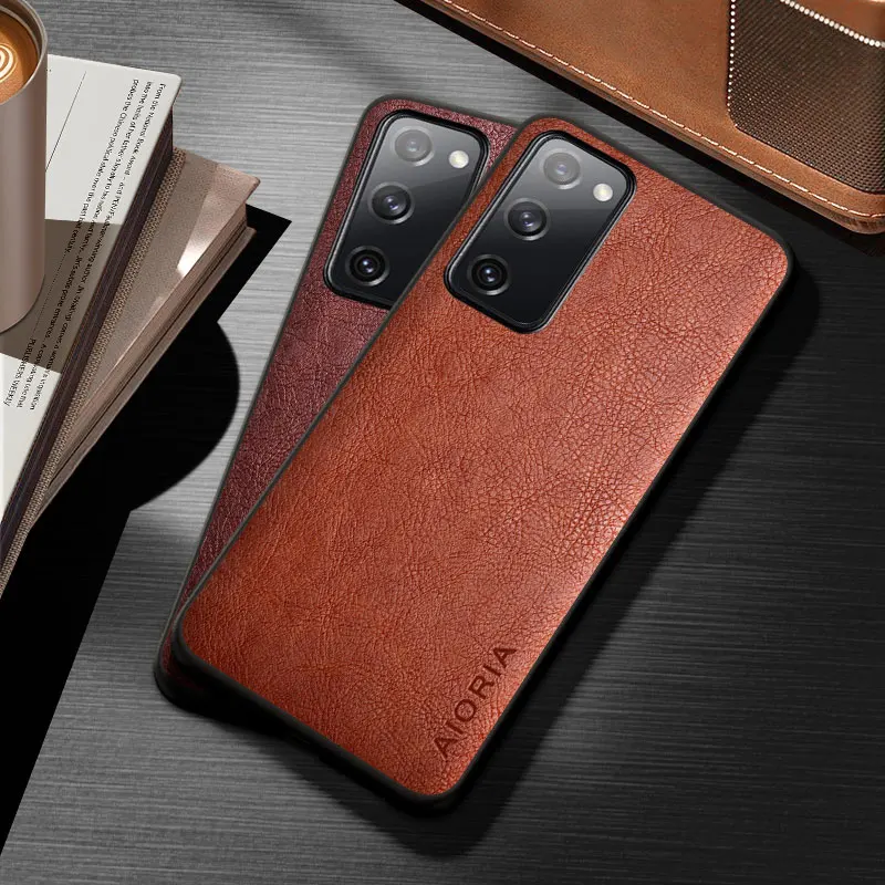 

Case for Samsung Galaxy S20 FE Plus Ultra 5G funda luxury Vintage Leather skin coque soft cover for samsung s20 plus case capa