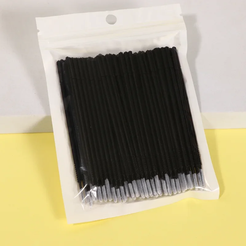 Großhandel Micro Swab Wimpernbürsten Wimpernmikrobürsten Wimpernverlängerung Zubehör Zubehör Werkzeuge Wimpernentfernungsapplikatoren