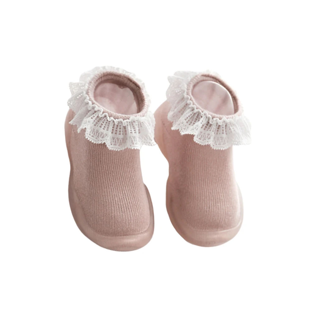 

AntiSlip Baby Socks Cute Cotton Warm Room Ankle Child Ruffle Stockings Short Toddler NonSlip Socks Soft Comfortable Learn Walk
