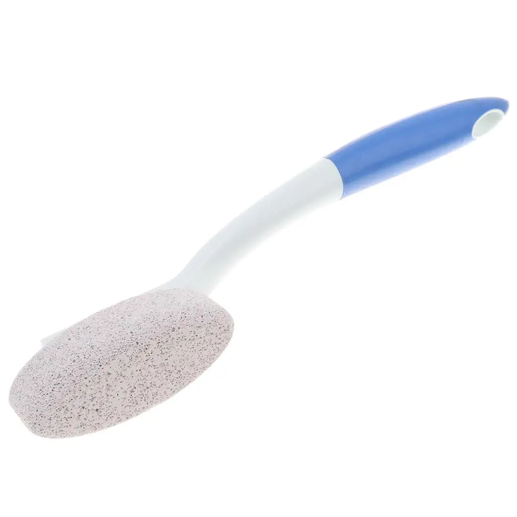 Foot Brush with Long handle, Exfoliator Pedicures Calluses Remover,Remove ,Smoothen Foot Skin for Massage SPA Sauna