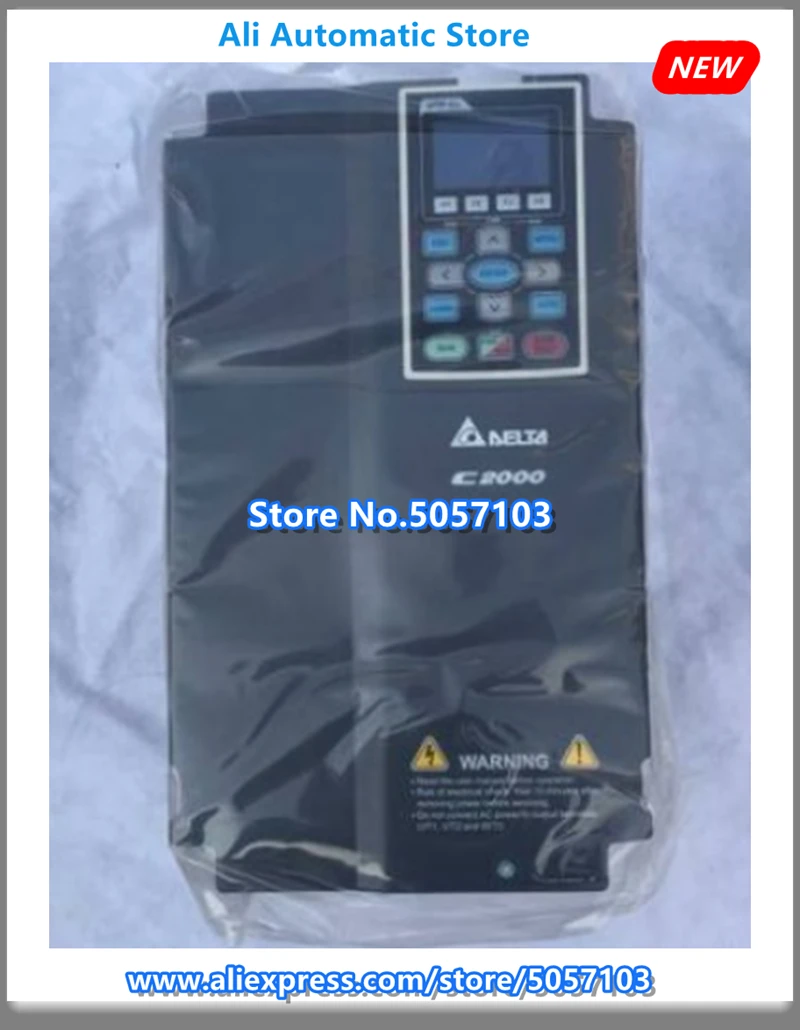 C2000 Series 11KW Inverter VFD110C43A-21 323VAC-528VAC New