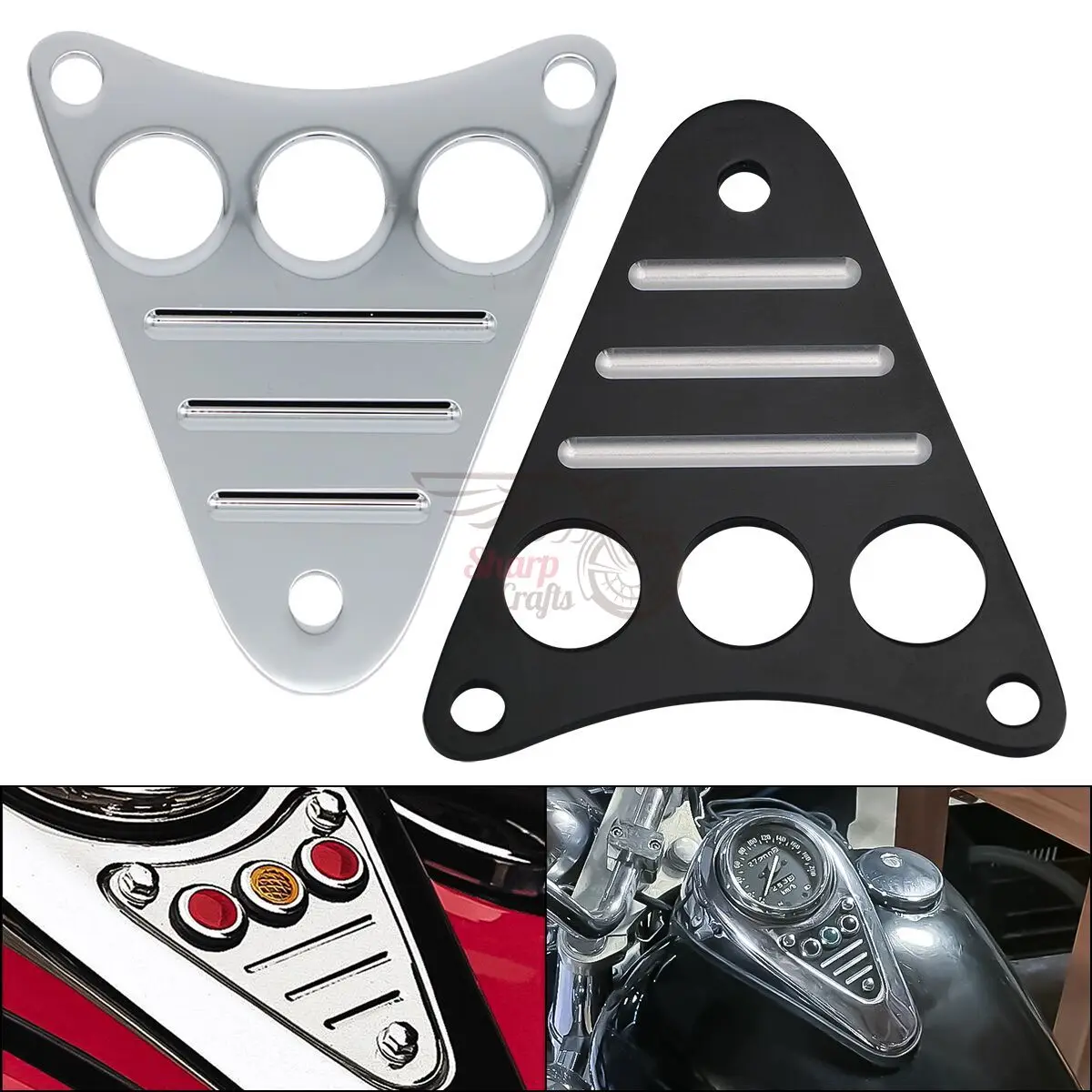 Motorcycle Dash Plaque Cover Panel Insert Dashboard Instrument For Kawasaki Vulcan 800 VN800 Custom Classic Drifter EN 500 A / C