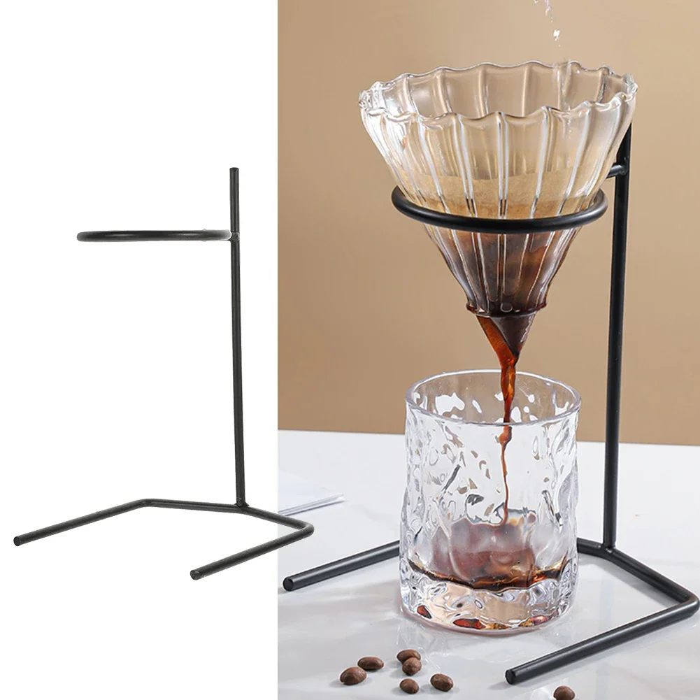 Coffee Filter Holder Coffee Dripper Stand Metal Wire Pour Over Coffee Stand Stainless Steel Coffee Dripper Stand Support Station