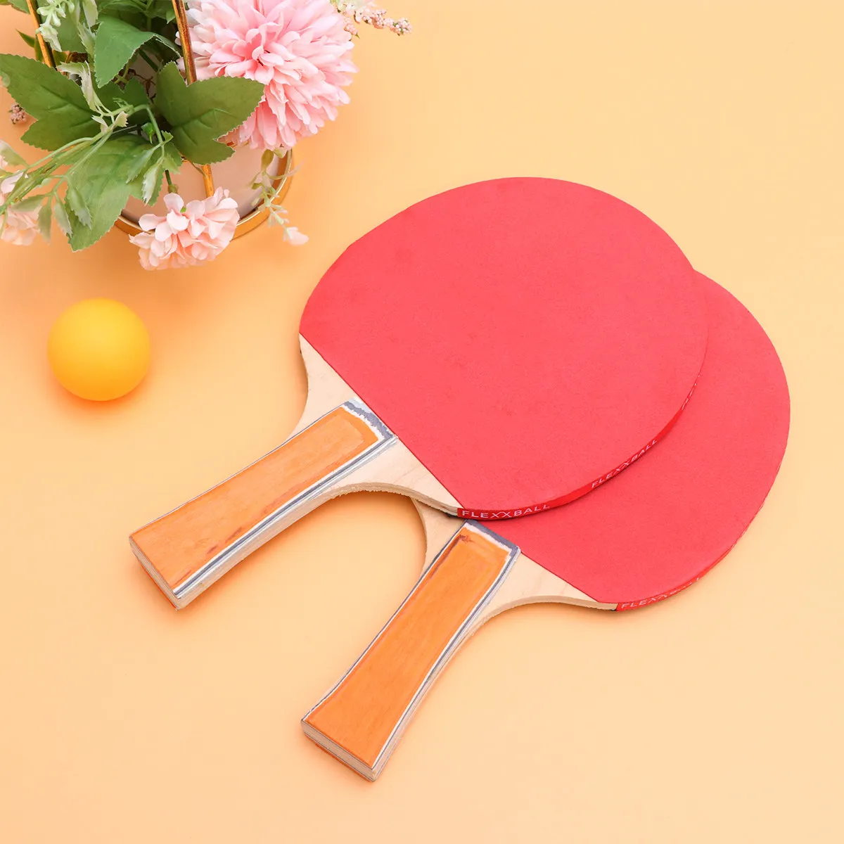

1 Set -pong Training Kit Table Tennis Accessories Fitness Supplies Creative Birthday Gift for Home Red Sucker