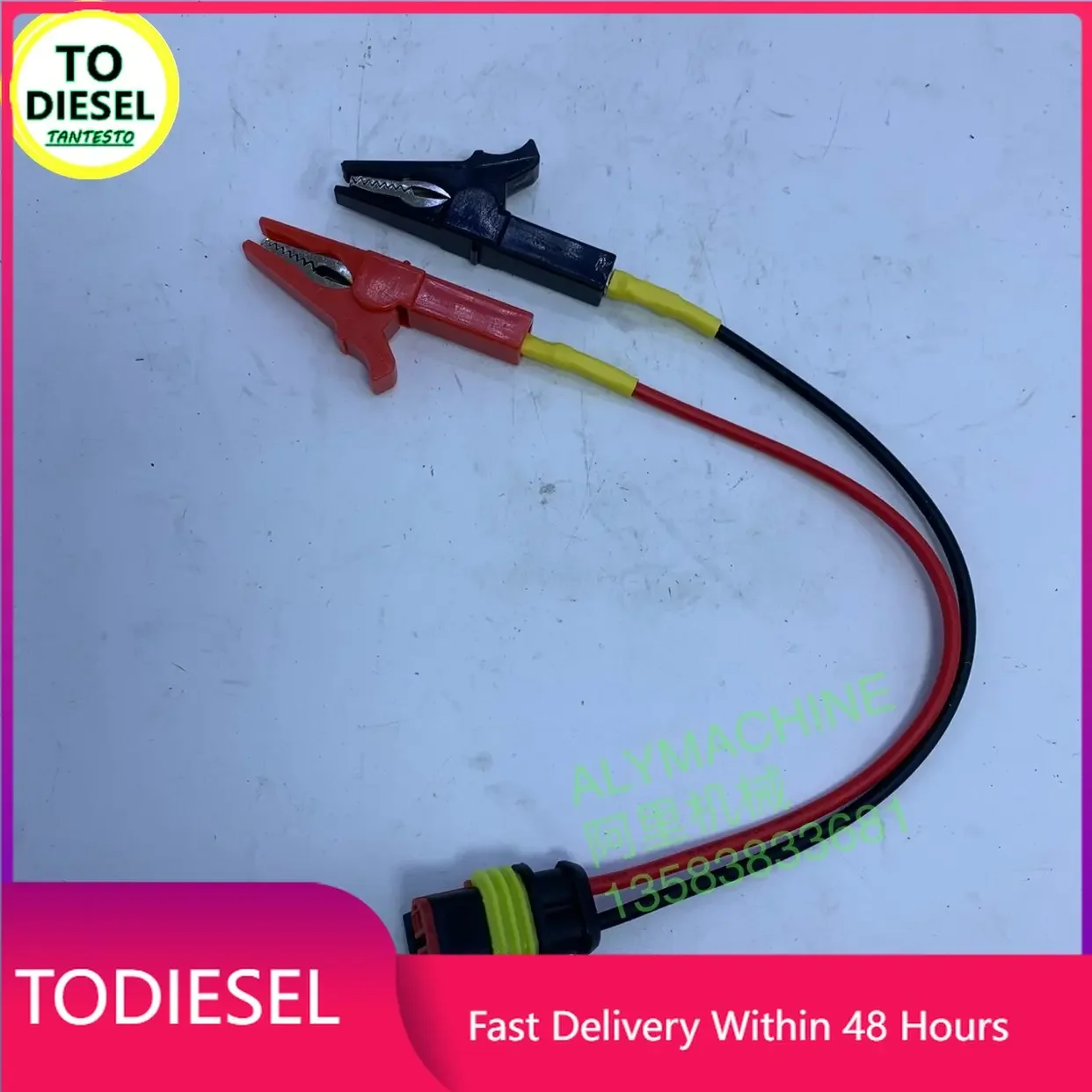 Diesel Common Rail Injector Solenoid Valve Clips Connect Wire Harness for Test Bench Repair Tools