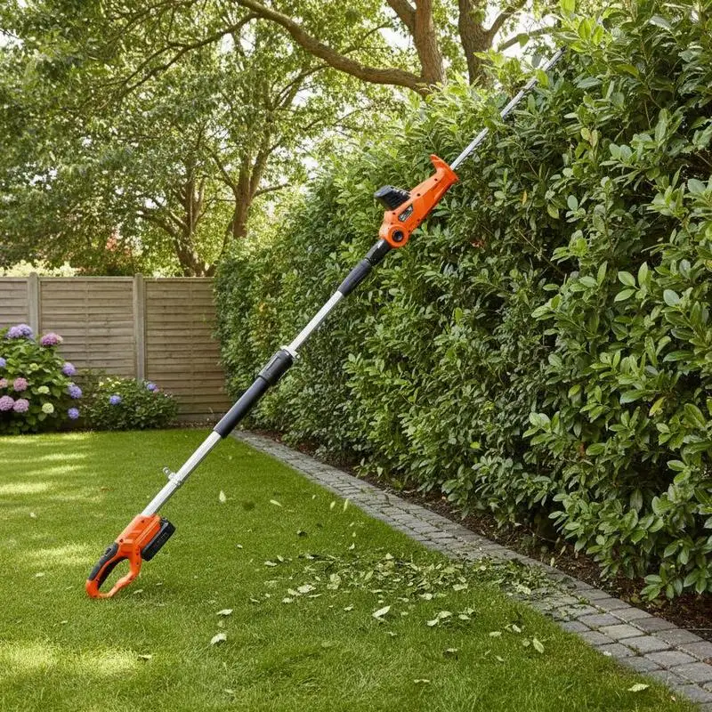 Taille-haie, 1200 tr/min, extensible de 199 à 248 cm, 20 V, lame de 51 cm, 5 angles réglables pour la cour et le jardin
