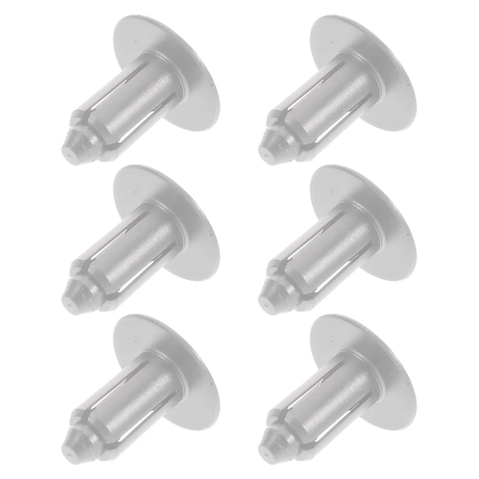6Pcs Motorcycle Fairing Bolt Clip Set Replacement Screws Windscreen Fastener Kit Motorcycle Fairing Hardware Mounting Silver