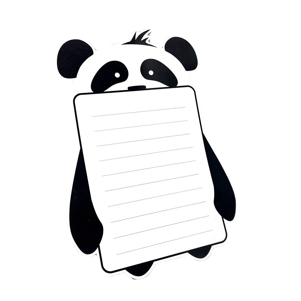 A stationery cartoon panda magnetic refrigerator magnet magnetic soft memo message whiteboard magnet blackboard sticker