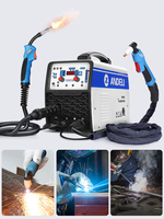 ANDELI Multi-Function Welding Machine MIG CUT ARC MMA 3 in 1 Welder Semi-Automatic Mig/plasma cutting/stick M CUT-50 cutter 220V