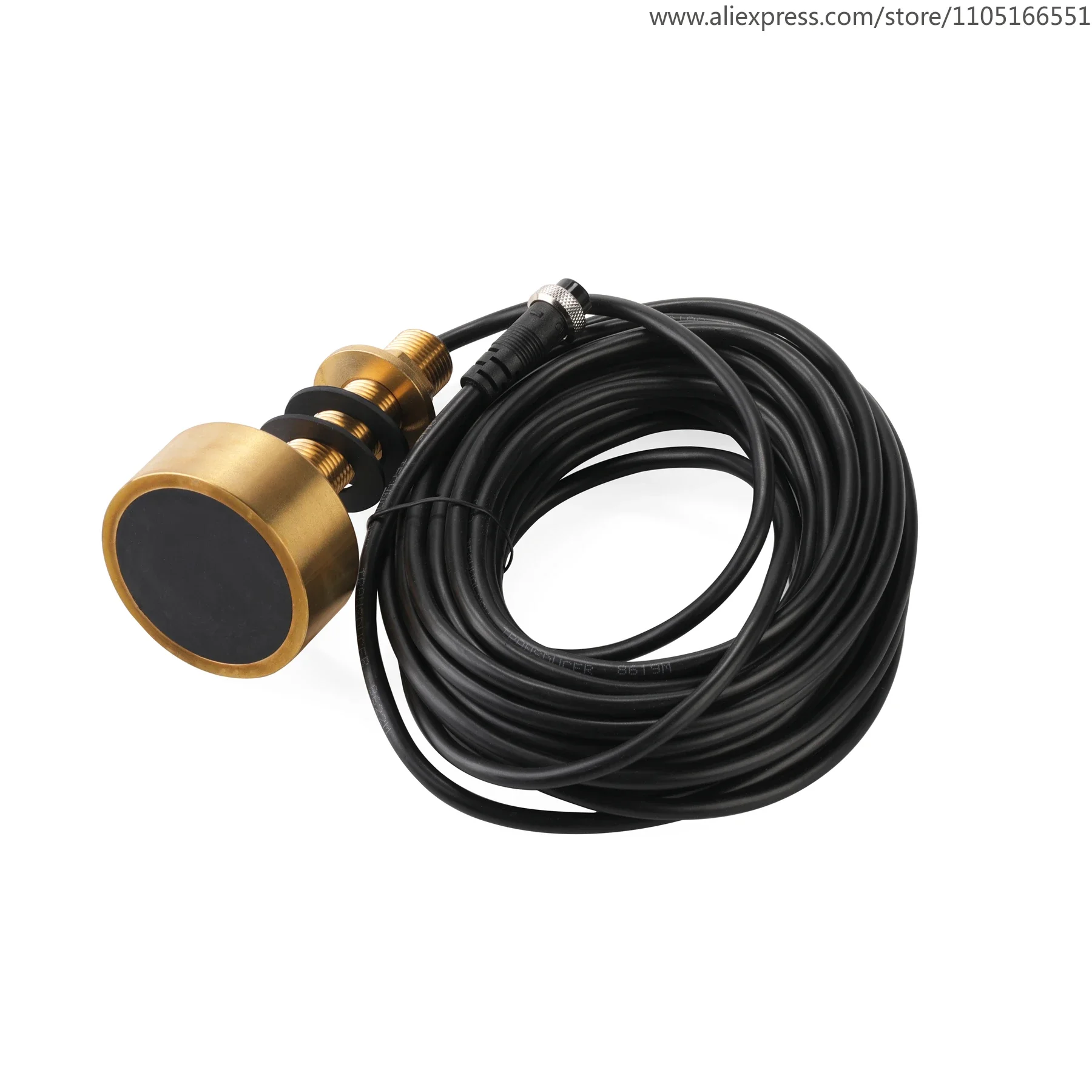 marineMatsutec Depth Transducer 10Pin with temperature FOR FURUNO fcv688  fcv582L Fishing instrument dual frequency 600W 5MSD