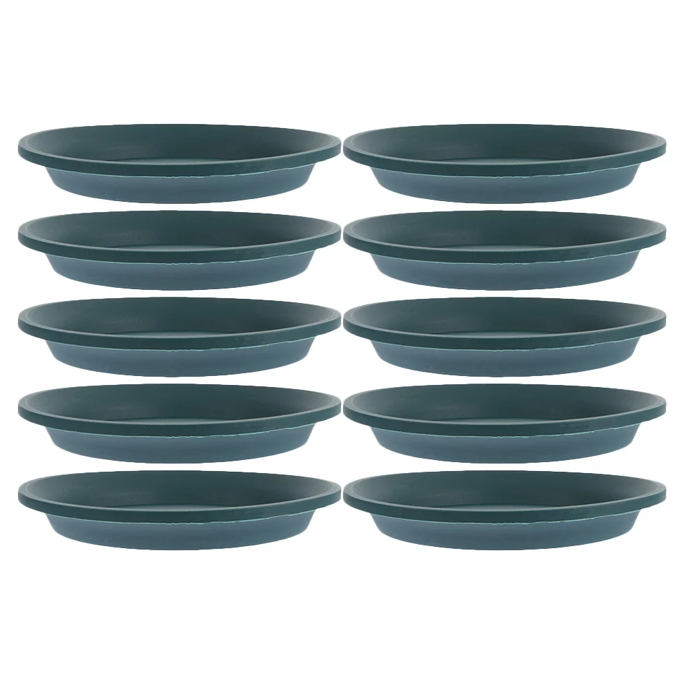 

10 Pcs Planter Saucers Water Tray for Plants Flower Pot Plates Ground Flowerpot Trays Drainage